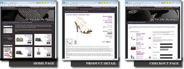 Do You Like My Shoes Ecommerce website