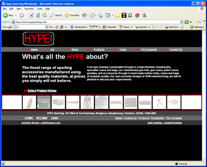 Hype Sporting Website