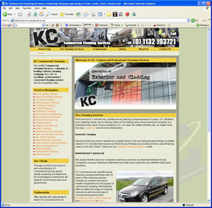 KC Commercial Cleaning Website
