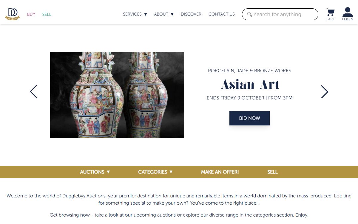David Duggleby Auctioneers – Online Auction & Live Bidding Platform, Scarborough