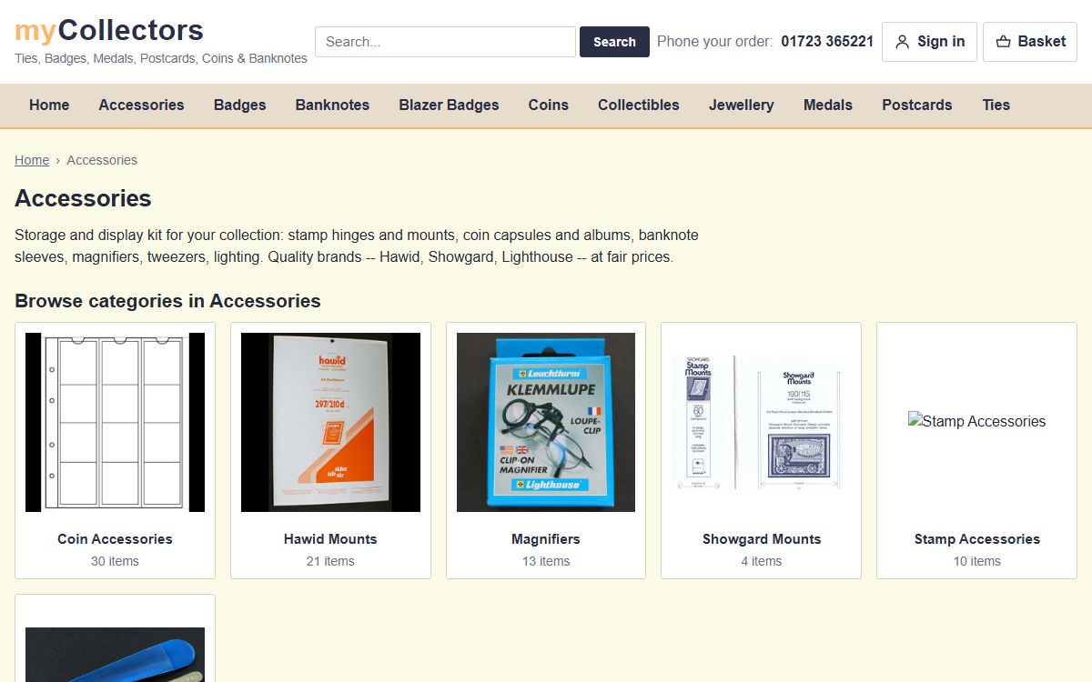 myCollectors – Online Shop for Medals, Badges & Collectables screenshot